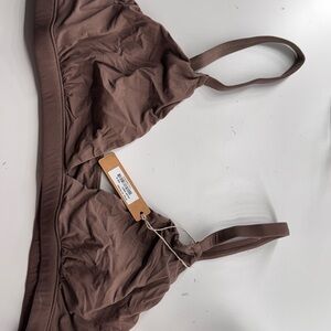 Skims triangle Brown Bralette (xl)